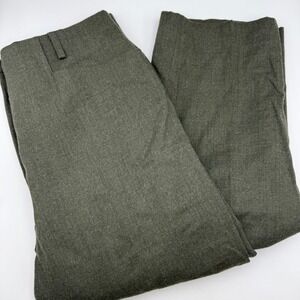 Vintage Talbots Petites Wool Blend Stretch Dress Pants Career Olive‎ Green 8 USA